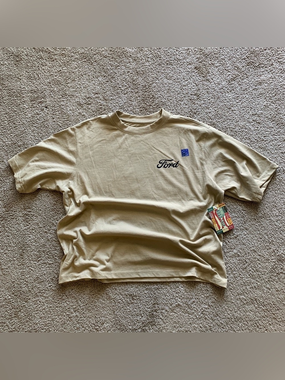 Ford Beige Short-Sleeve Logo Tee